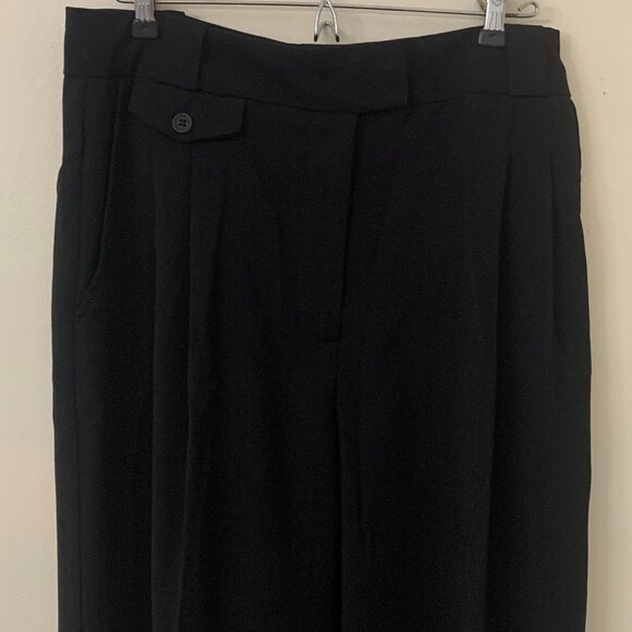 The Workshop - Elegant Black Wide Leg Pants - NWT - Picture 4 of 6